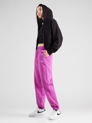 Nike Sportswear Tapered Hose 'PHNX FLC' in Pink