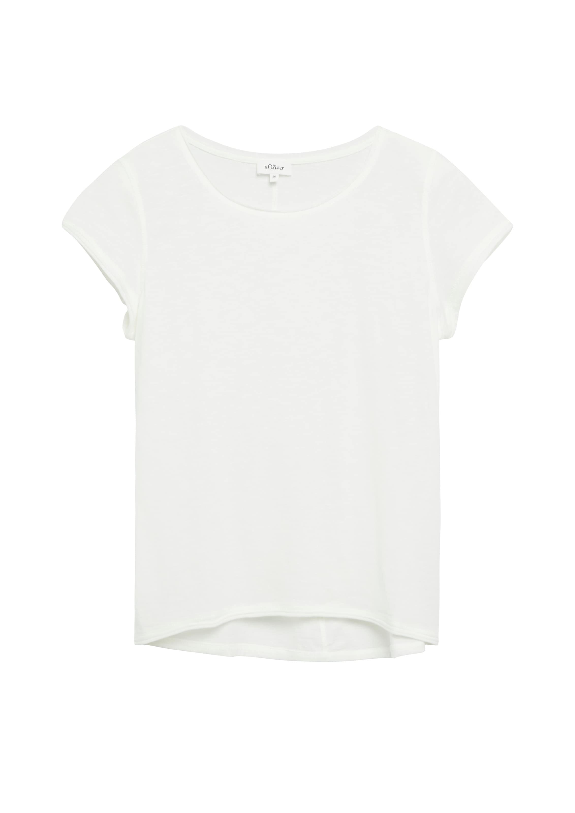 s.Oliver T-shirt en XXS en crème, Vue avec produit
