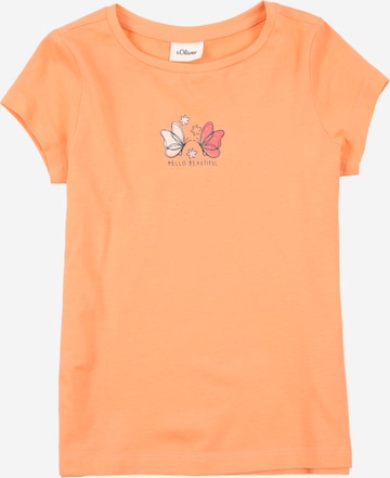 s.Oliver Shirt in Oranje: voorkant