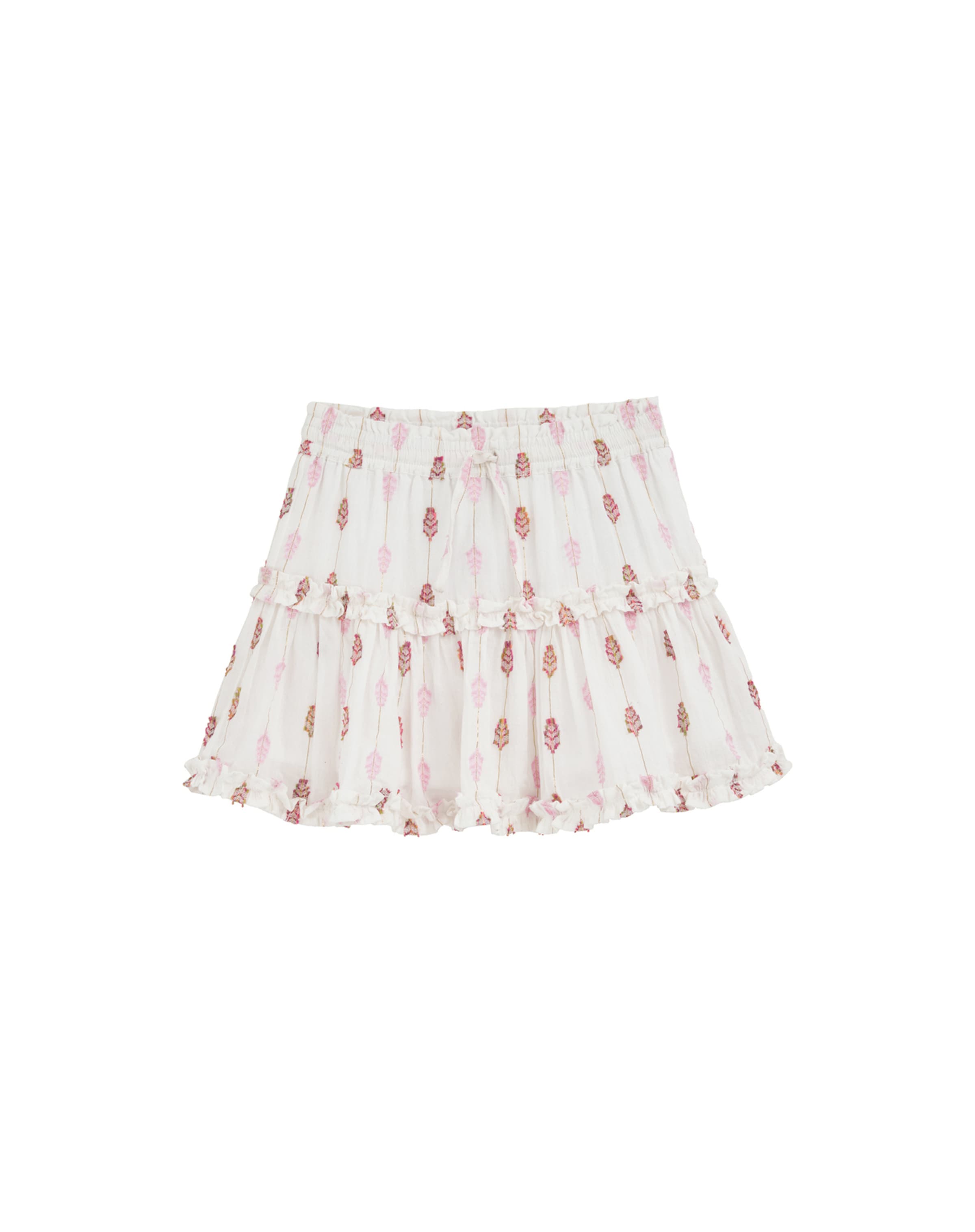 WE Fashion Nederdel i hvid