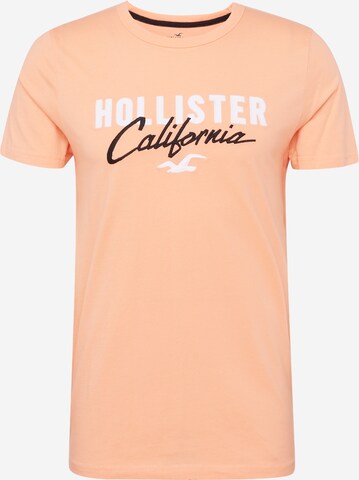 HOLLISTER Tričko - oranžová: predná strana