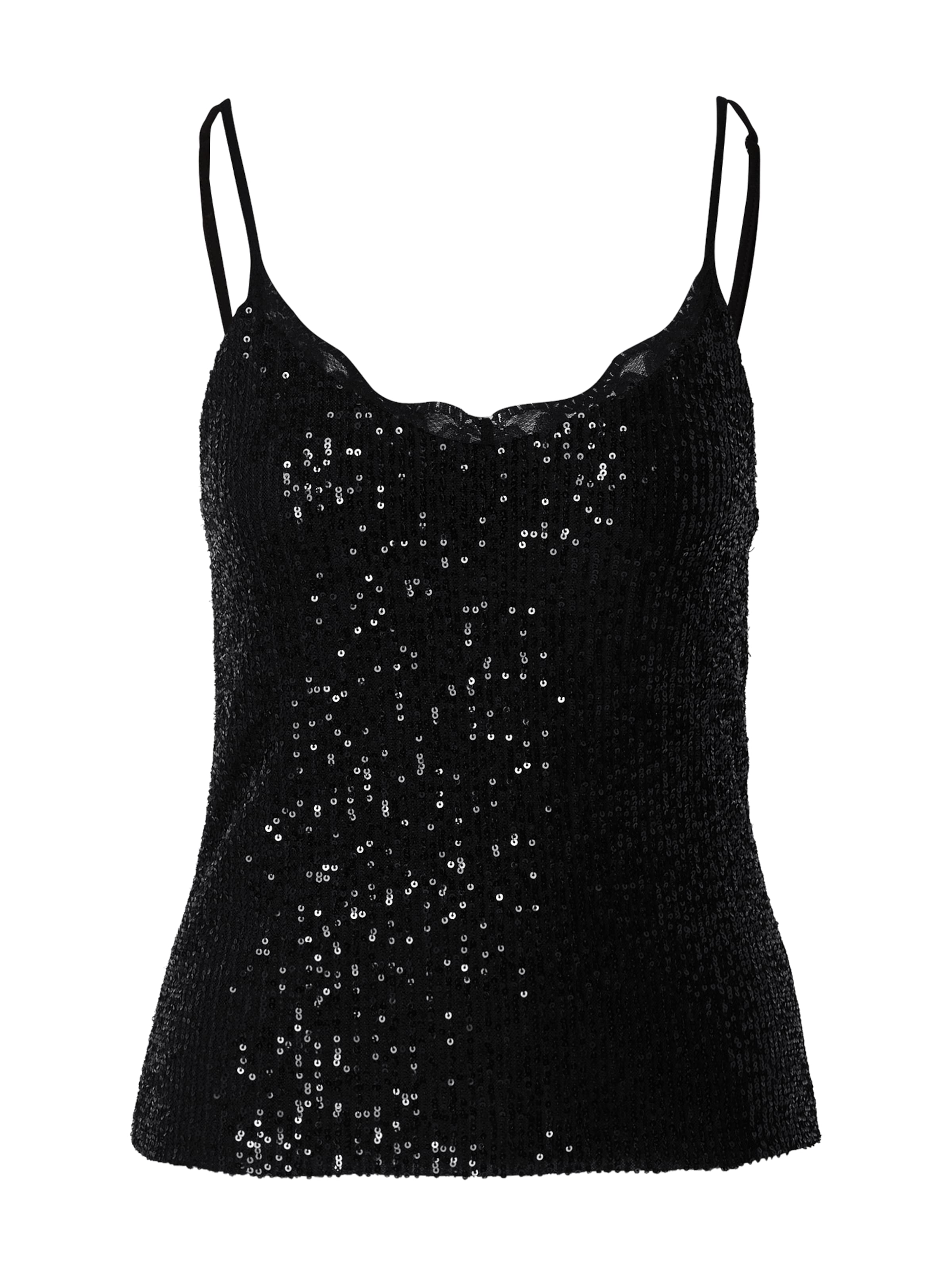 ABOUT YOU Топ 'Florentine' в Черный: спереди