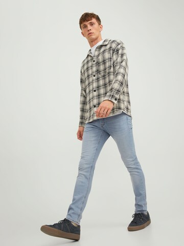 JACK & JONES Slimfit Jeansy 'Glenn' w kolorze niebieski