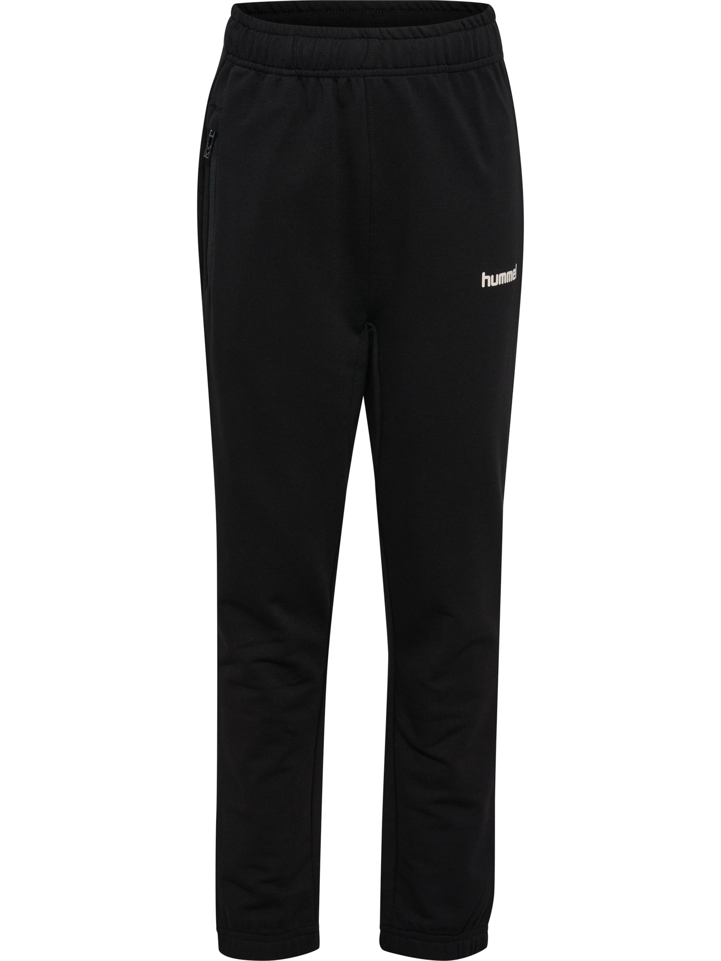 Hummel Regular Sports trousers in Black: front