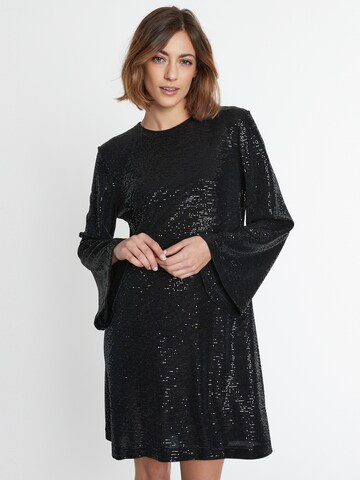 Robe de cocktail 'Sagora' Ana Alcazar en noir : devant