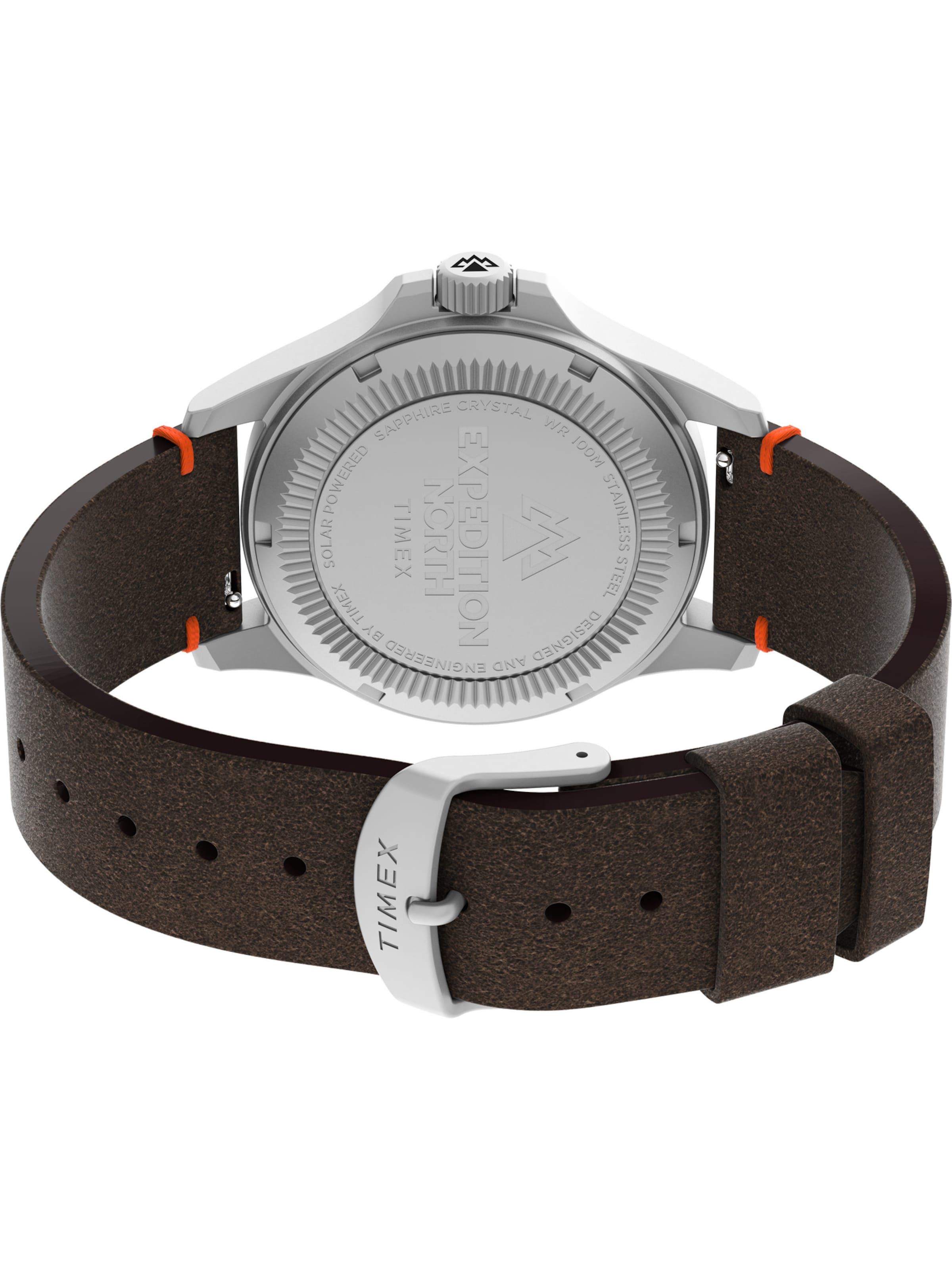 TIMEX Analoguhr 'Expedition North Field Solar' in Braun