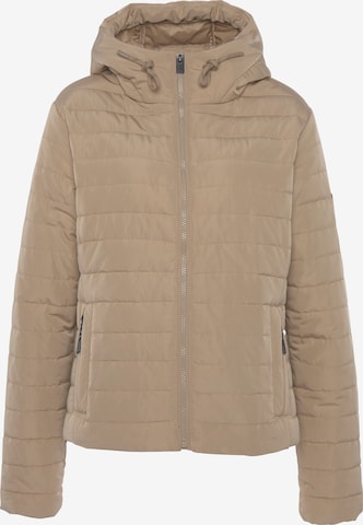 Elbsand Between-Season Jacket in Beige: front