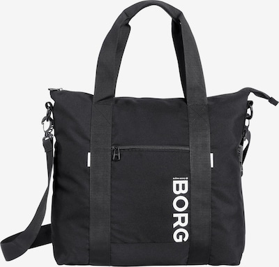 BJÖRN BORG Handtasche in schwarz / weiß, Produktansicht