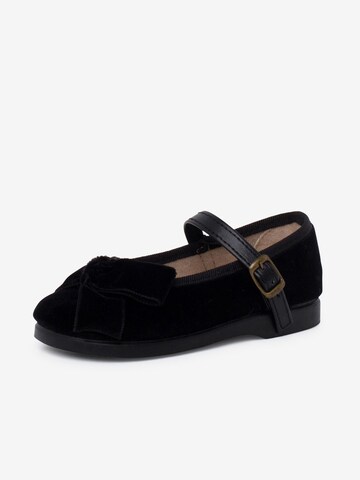Ballerines Pisamonas en noir : devant