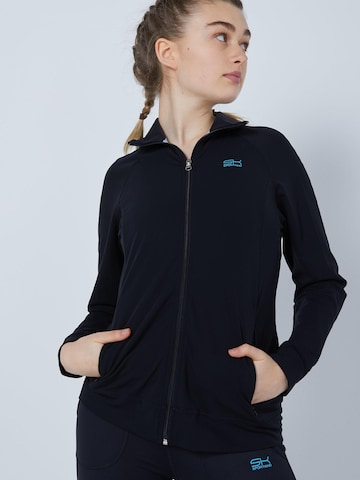 SPORTKIND Sportjacke 'Training Jacket'‌‌‌‌‌ in Schwarz: Vorderseite