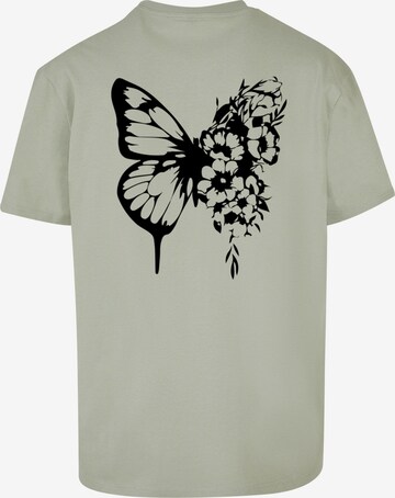 Merchcode Shirt 'Flowers Bloom' in Groen