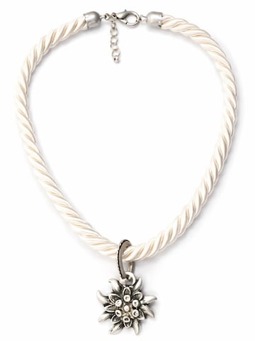 Allgäu Rebell Necklace 'Marlene' in Beige: front