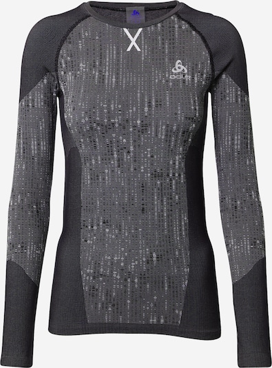 ODLO Sporta krekls 'Blackcomb' tumši pelēks / melns, Preces skats