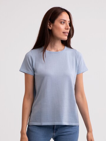 T-shirt CASH-MERE.CH en bleu : devant