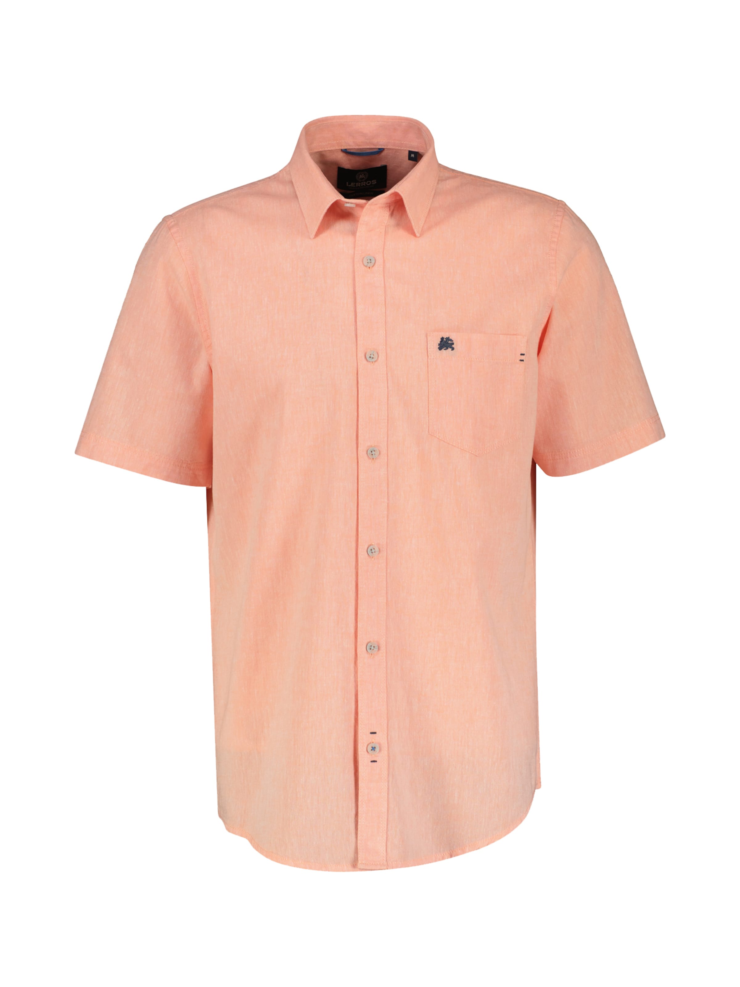 LERROS Regular fit Button Up Shirt in Orange: front