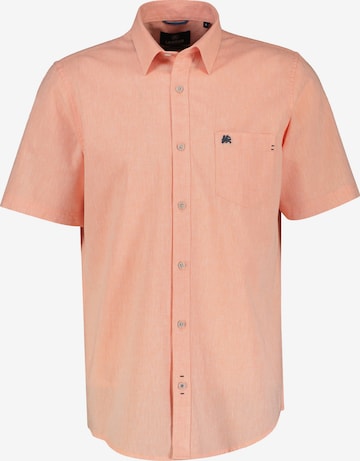 LERROS Regular fit Button Up Shirt in Orange: front