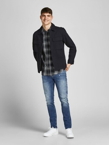 Coupe slim Jean 'Glenn' JACK & JONES en bleu