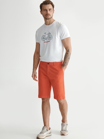 TATUUMregular Chino hlače 'JOE 1' - crvena boja