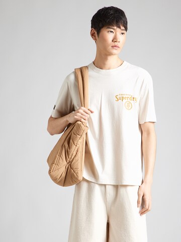 Superdry & Co Shirt 'TOKYO NARRATIVE' in Grey