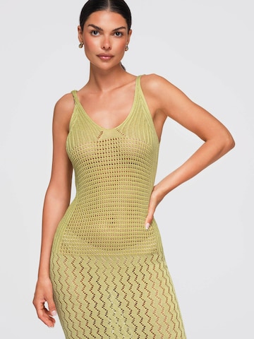 Ombre Knit dress in Green