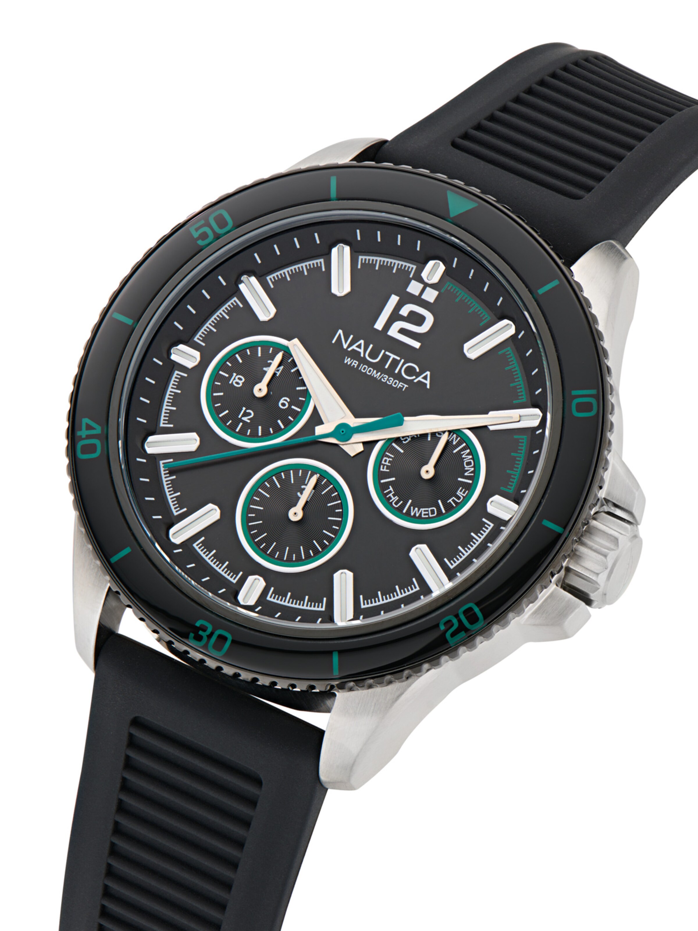 NAUTICA Uhr  'WINDROSE ' in Silber