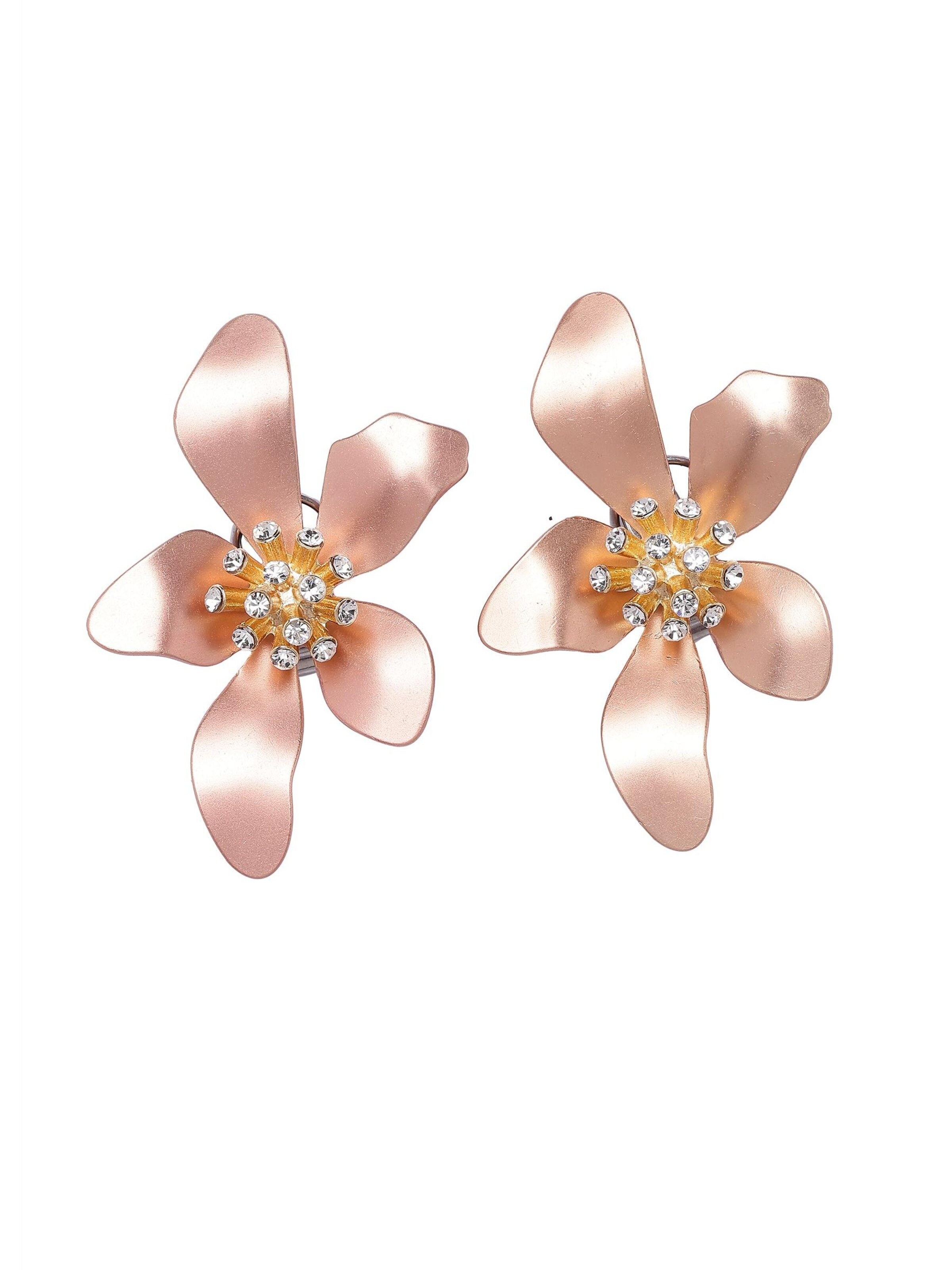 AVANT-GARDE PARIS Ohrringe 'Dominikara'‌‌‌‌‌‌ in beigemeliert, Produktansicht