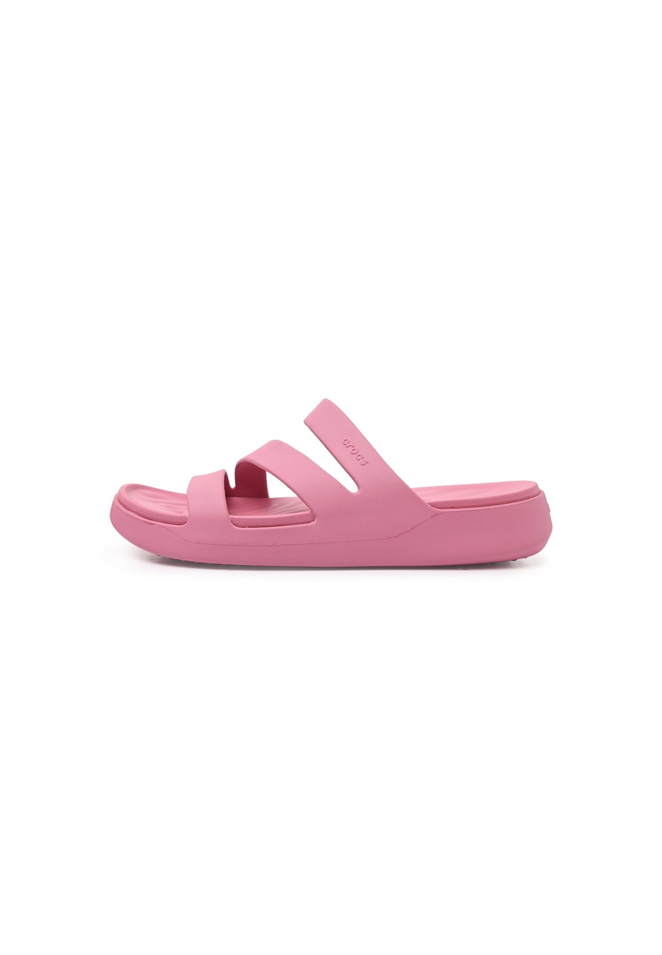 Crocs - Zapatos abiertos 'Getaway Strappy' en rosa: frente