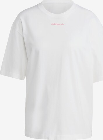 ADIDAS ORIGINALS Shirt 'Island Club Graphic' in Weiß: predná strana