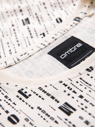 Ombre Shirt in Beige