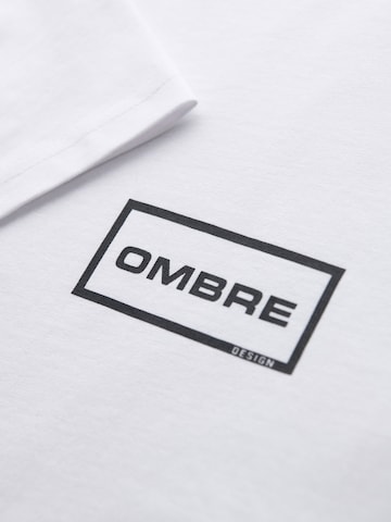 Ombre Shirt in Wit