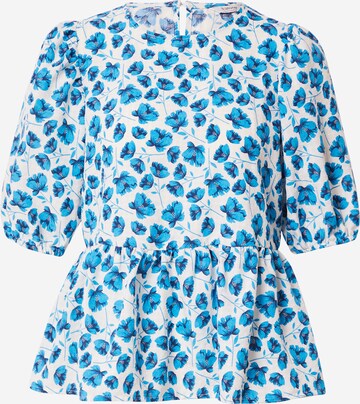 b.young Blouse 'HALLE' in Blauw: voorkant