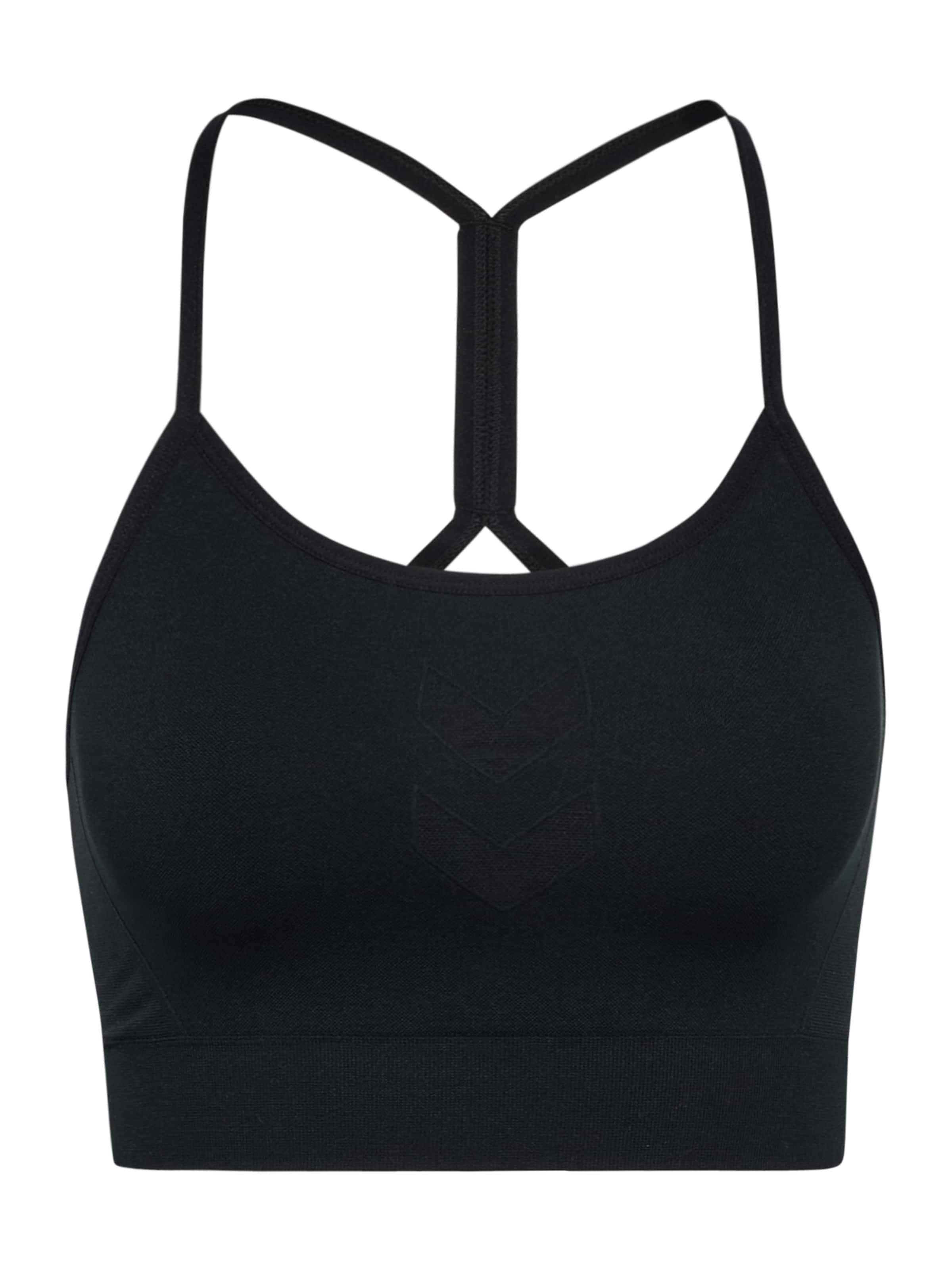 Hummel Μπουστάκι Αθλητικό σουτιέν 'Hiit' σε μαύρο: μπροστά