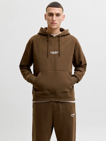 JACK & JONES Sweatshirt 'JJESOHO' in Braun: Vorderseite