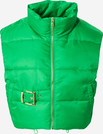 Gilet 'Nicky' Hoermanseder x About You en vert : devant