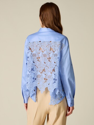 oltre Blouse in Blauw
