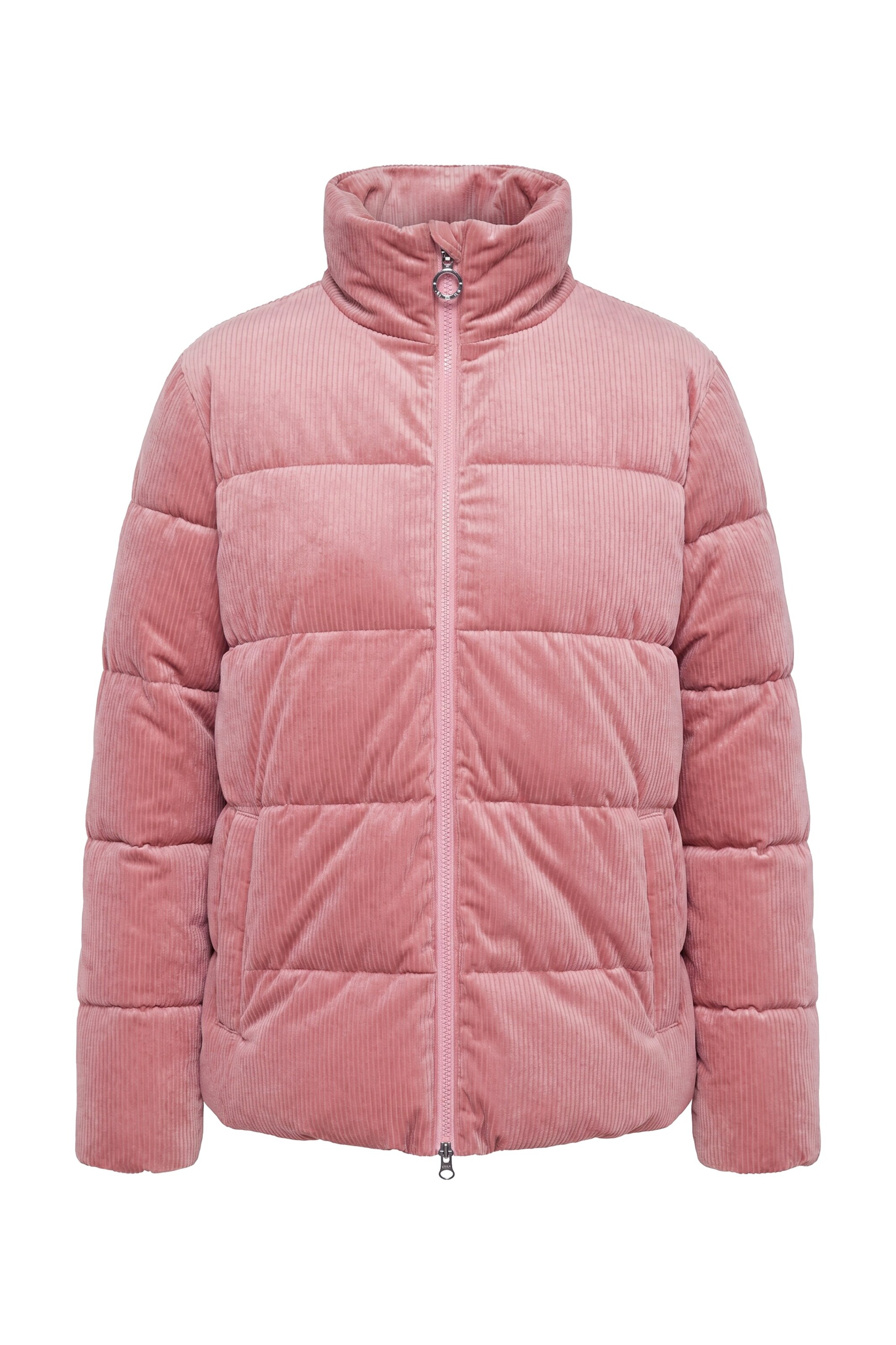 Ulla Popken Winterjas in Roze: voorkant