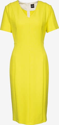 BOSS Dress ' Damaisa ' in Yellow: front