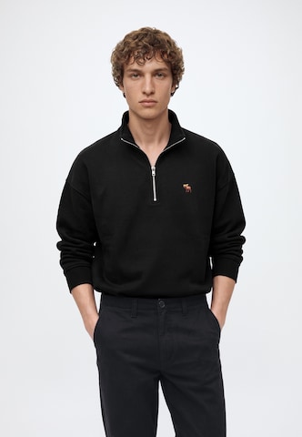 Abercrombie & Fitch - Sudadera en negro