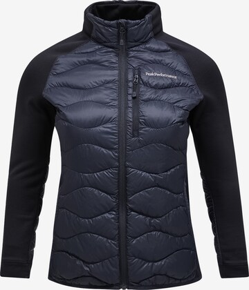 PEAK PERFORMANCE Outdoor Jacket in Black: front