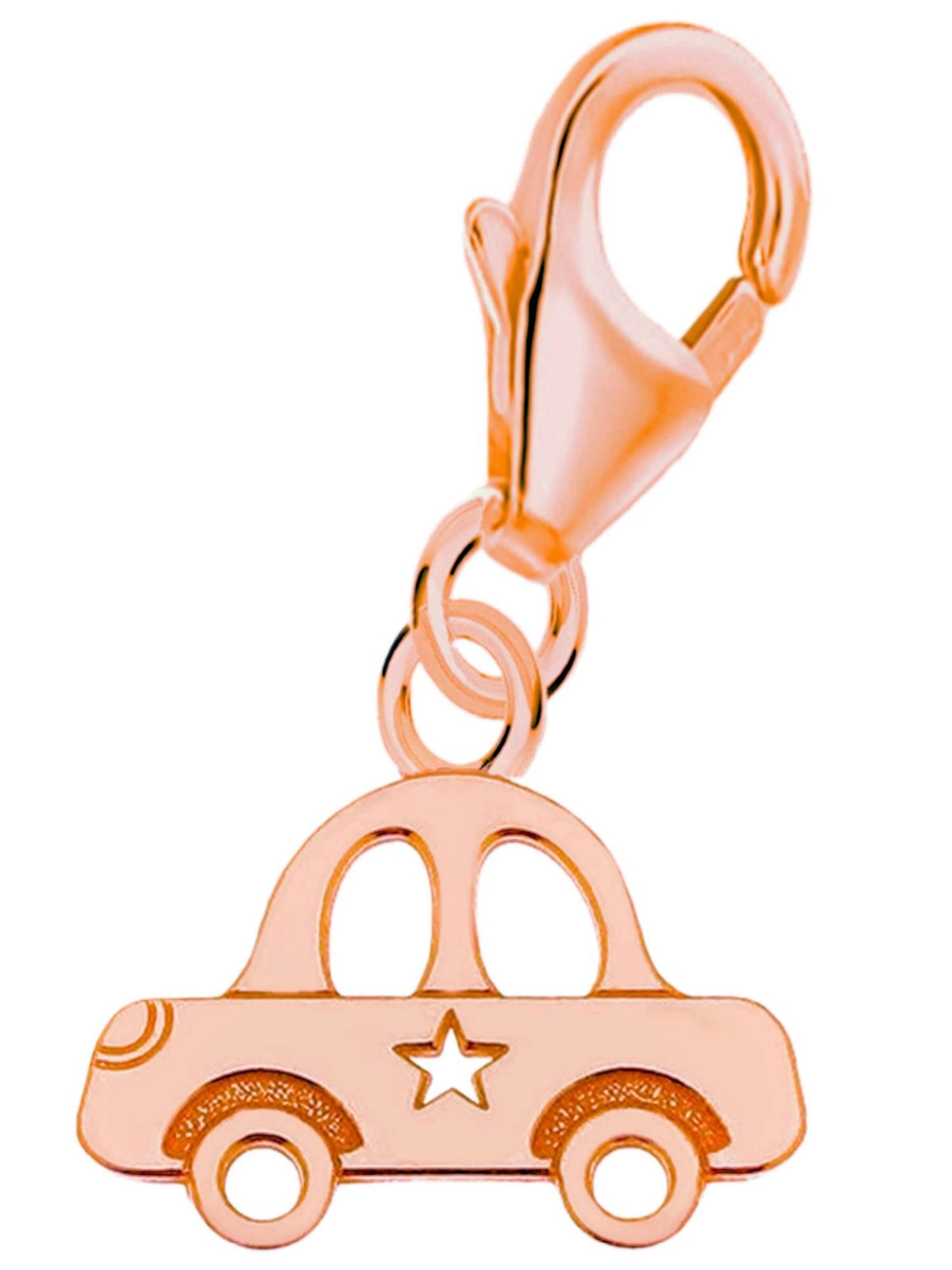Goldene Hufeisen Anhänger 'Auto Charm'‌‌‌‌‌‌‌‌‌‌ in Gold: Vorderseite