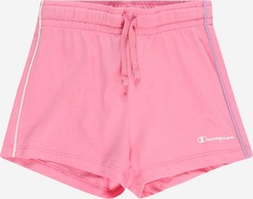 Champion Authentic Athletic Apparel Regular Broek in Roze: voorkant