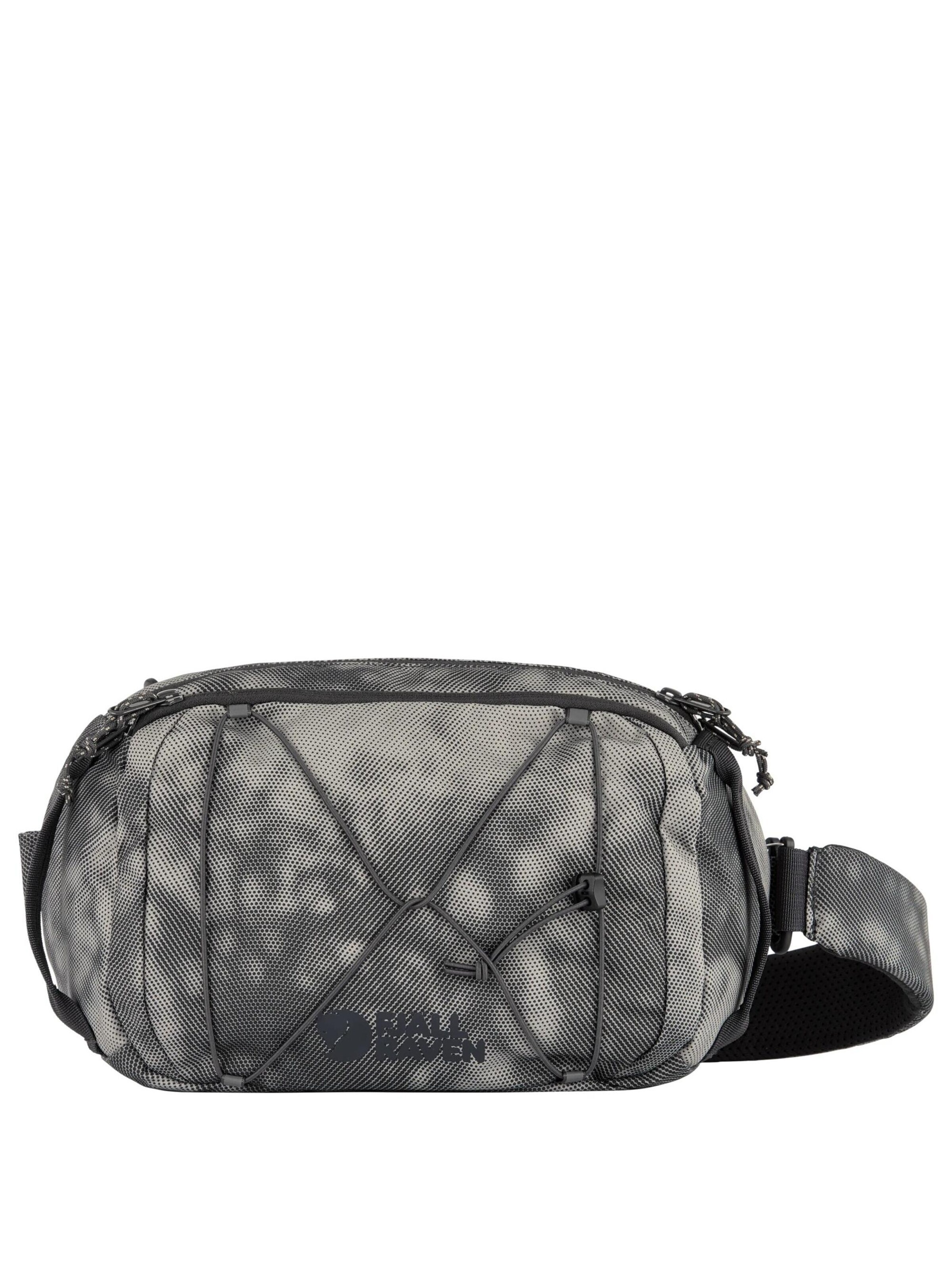 FJALLRAVEN Crossbody Bag 'Skule Graphics' in Green: front