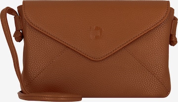 TOM TAILOR DENIM Fanny Pack 'Velina' in Brown: front