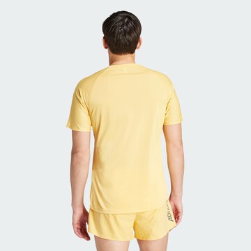 T-Shirt fonctionnel 'Adizero' ADIDAS PERFORMANCE en jaune