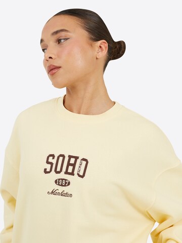 Sweat-shirt 'Soho' BRAVE SOUL en jaune