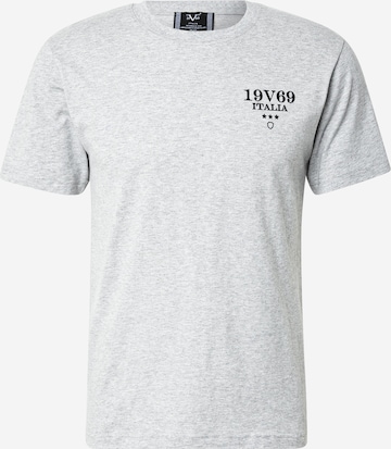19V69 ITALIA Тениска 'Frank' в сиво: отпред