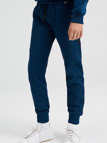 WE Fashion Regular Broek in Blauw: voorkant