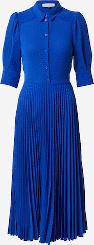 Closet London Shirt Dress in Blue: front