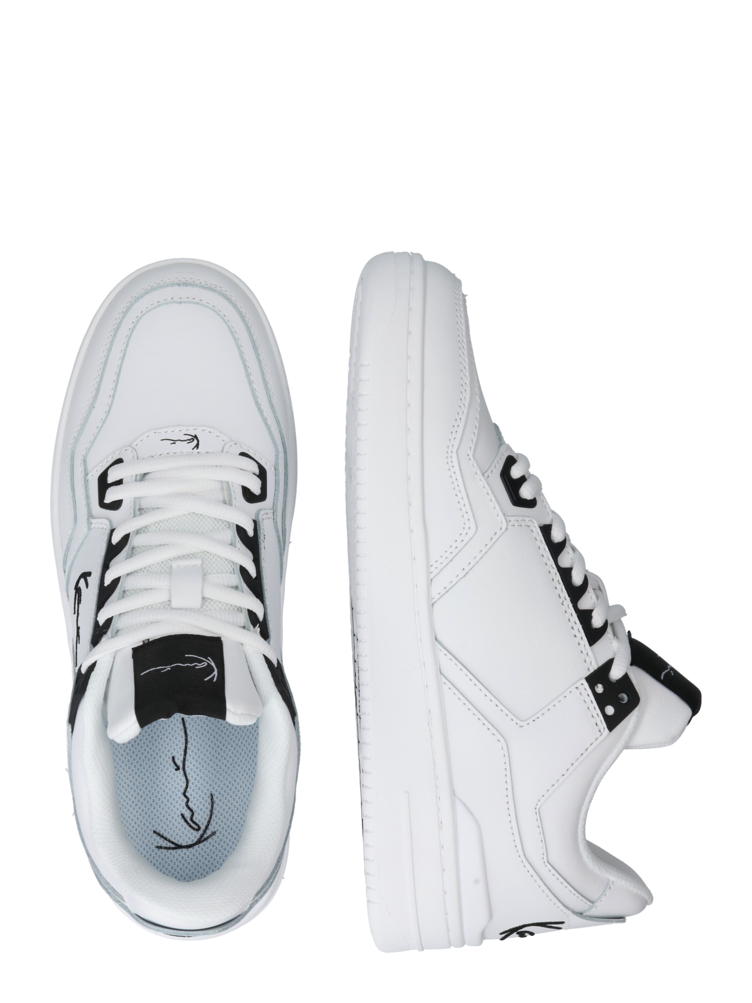 Sneaker low '89 LXRY' de la Karl Kani pe alb