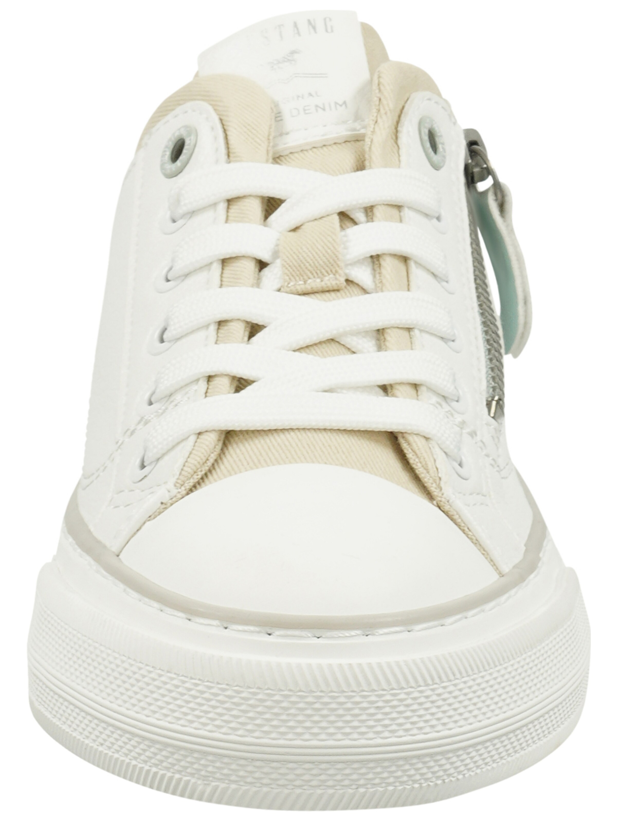 Baskets basses MUSTANG en blanc